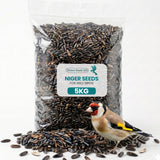 5KG BAG Direct Deals 123 High-Energy Niger Seeds for Wild Birds