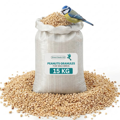15KG BAG Direct Deals 123 High-Energy Peanut Granules for Wild Birds