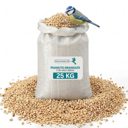 25KG BAG Direct Deals 123 High-Energy Peanut Granules for Wild Birds