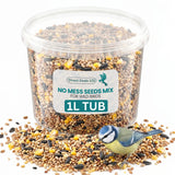 1L TUB Direct Deals 123 High-Energy No Mess Mix Seeds for Wild Birds