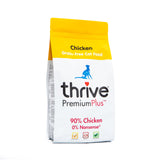 Thrive PremiumPlus Cat Dry Food 1.5kg – 90 Percent Chicken, Healthy Natural Grain Free Cat Food, High Protein Complete Nutrition for Cats, Hypoallergenic Adult Cat Food & Kitten Food, Delicious Crunchy Dry Cat Kibble