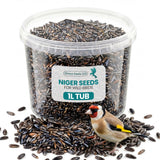 1L TUB Direct Deals 123 High-Energy Niger Seeds for Wild Birds