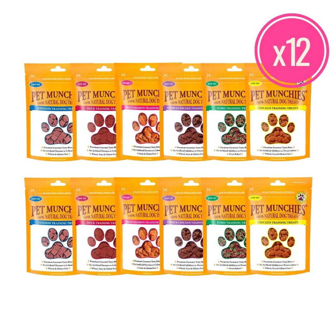 Pet Munchies Training Treats Mixed Pack, Pack of 12