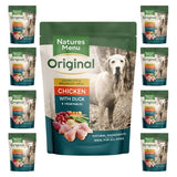 Nature's Menu Dog Food Pouches - Chicken & Duck (8 x 300g) - Grain-Free & Complete dogfood label