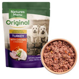 Nature's Menu: 8 x 300g Pouches of Turkey & Chicken for Dogs (Multi Pack)