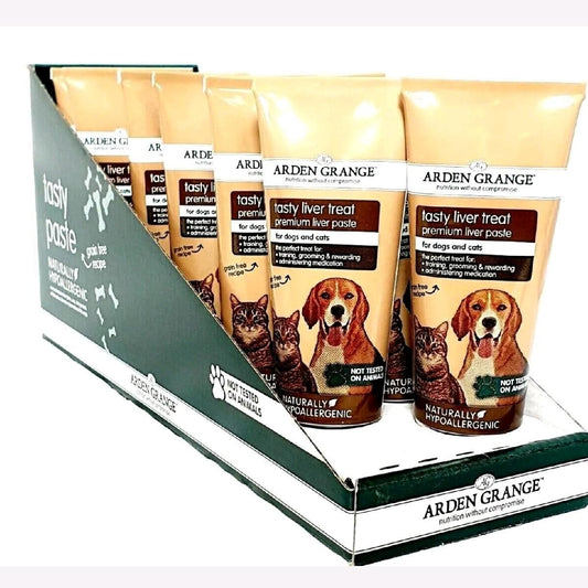 Arden Grange Tasty Liver Treats for Cats and Dogs, Brown, 75 g (Pack of 12)