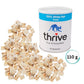 Thrive Cat Treats 110g White Fish MaxiTube – Healthy Natural Freeze Dried Cat Food, Grain Free High Protein Kitten Food, Hypoallergenic Crunchy Cat Snacks, Training Treats, Nutritious Delicious Cat Food for Cats