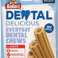 Bakers Dental Delicious Medium Dog Treats Chiclen 7 per pack (PACK OF 6)