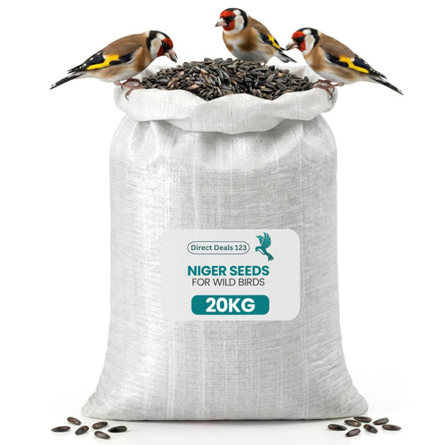 20KG BAG Direct Deals 123 High-Energy Niger Seeds for Wild Birds