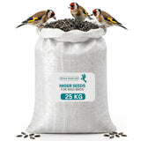 25KG BAG Direct Deals 123 High-Energy Niger Seeds for Wild Birds