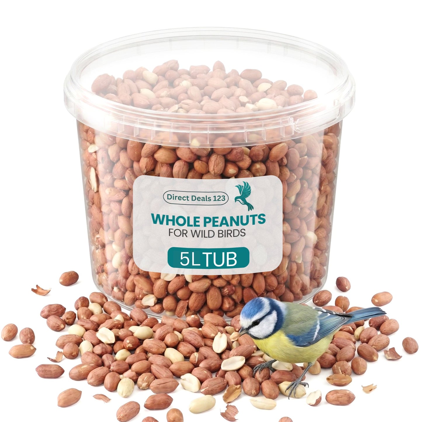 Direct Deals 123 High-Energy Peanuts Whole for Wild Birds