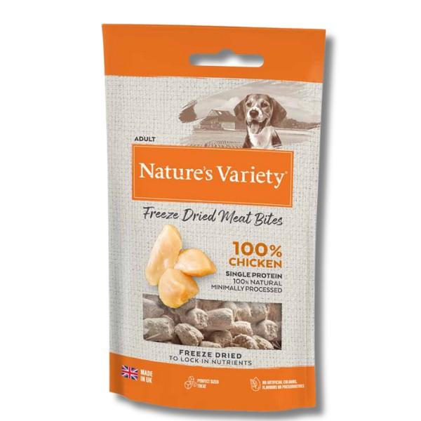 Natures Menu NATURE'S VARIETY FREEZE DRIED MEAT BITES CHICKEN (12 x 20g)