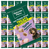 Natures Menu - 20x15g - Raw Freeze-Dried Turkey Bites – Natural Healthy Pet Treats, Grain-Free Hypoallergenic Snacks, High Protein Training Rewards, Tasty Lightweight Freeze Dried Dog & Cat Treats