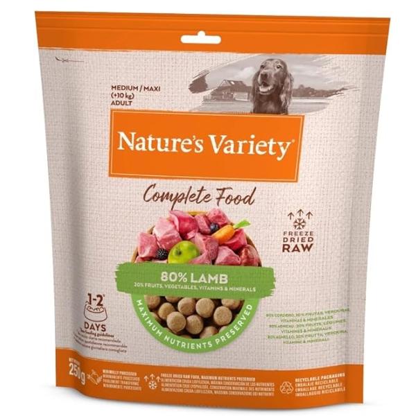 Nature's Variety Complete Freezed Dried Food Lamb for Dogs - 250 g