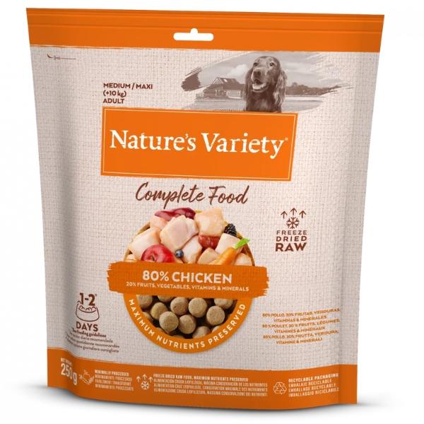 Nature's Variety Complete Freezed Dried Food Chicken for Dogs -250 g