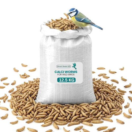 12.5KG BAG Direct Deals 123 High-Energy Calci Worms for Wild Birds