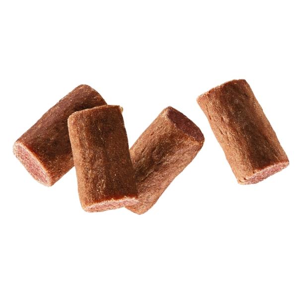Natures Menu 50g x12 Cat Meaty Treats – Beef & Pork Recipe Soft Chewy Snacks for Cats, High Meat Content, Grain-Free, Hypoallergenic, Easy to Portion, Natural Protein-Rich Training Treats