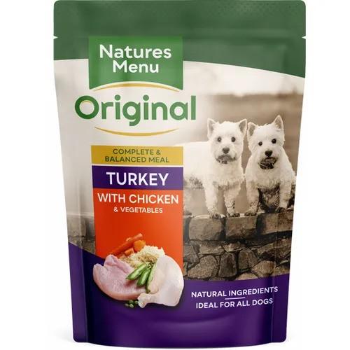 Nature's Menu: 8 x 300g Pouches of Turkey & Chicken for Dogs (Multi Pack)