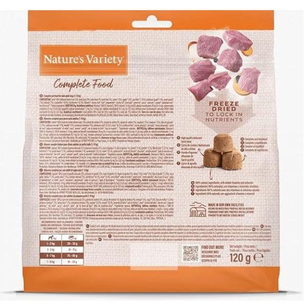 Nature's Variety Complete Freezed Dried Food Lamb for Dogs - 250 g