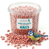7L TUB Direct Deals 123 High-Energy Berry Mix Suets for Wild Birds