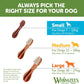 WHIMZEES Variety Box Dental S, 56 Pieces – Mixed Shapes, Size S, Dog Chews for Small Breeds, Natural and Grain Free