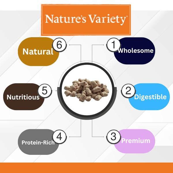 Natures Menu NATURE'S VARIETY Freeze Dried Meat Bites Lamb 12 x 20g High-Quality Natural Snack Rich Flavor Lightweight