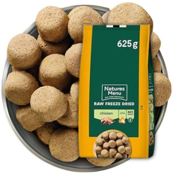 Natures Menu Freeze Dried Complete & Balanced Nuggets - Chicken - 625g